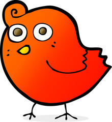 funny cartoon bird