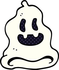 cartoon doodle spooky ghost