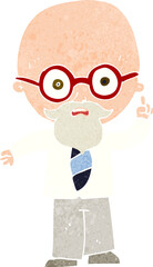 cartoon professor
