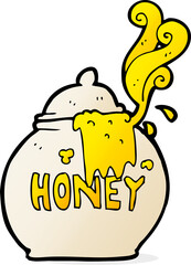 cartoon honey pot