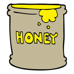 cartoon honey pot