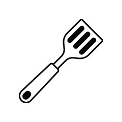 Spatula icon vector on trendy design