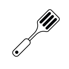 Spatula icon vector on trendy design