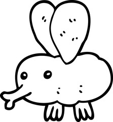 cartoon fly