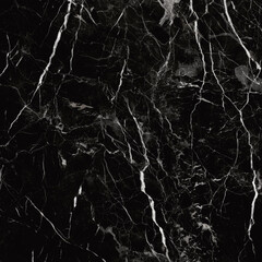 black marble design with white veins