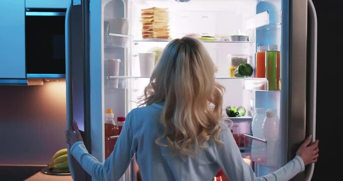 Hungry Woman At Night