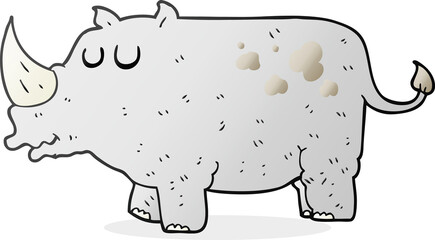 cartoon rhino