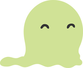 spooky ghost floating