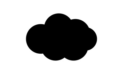 Cloud computing logo design vector	