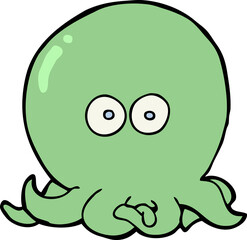 cartoon octopus