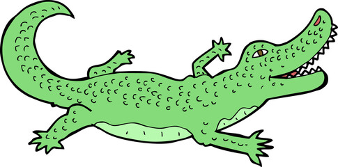 cartoon crocodile