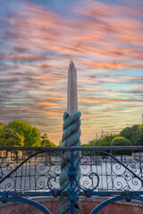 Obelisk of Theodosius at Sultanahmet Square in city of Istanbul, Turkey
