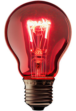 Red light bulb, Generative AI
