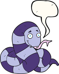 speech bubble cartoon snake