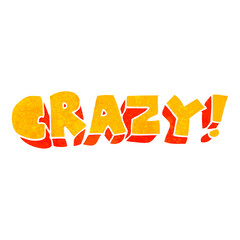 retro cartoon shout crazy