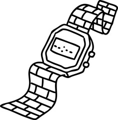 old digital watch