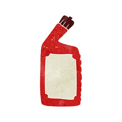 retro cartoon cleaning product