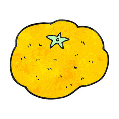 textured cartoon satsuma