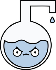 cute cartoon science experiment