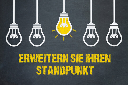 Erweitern Sie Ihren Standpunkt	