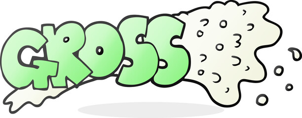 gross cartoon