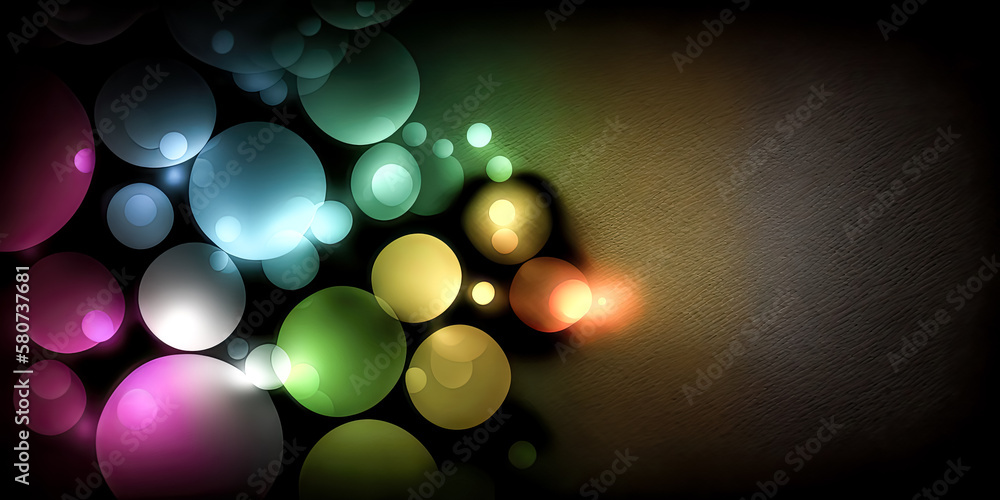 Aufkleber abstract shapes and soft colors create a dreamy landscape - generative ai.