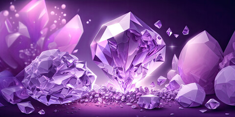 A vibrant purple wallpaper with a subtle textured pattern is displayed on a computer screen. - generative ai