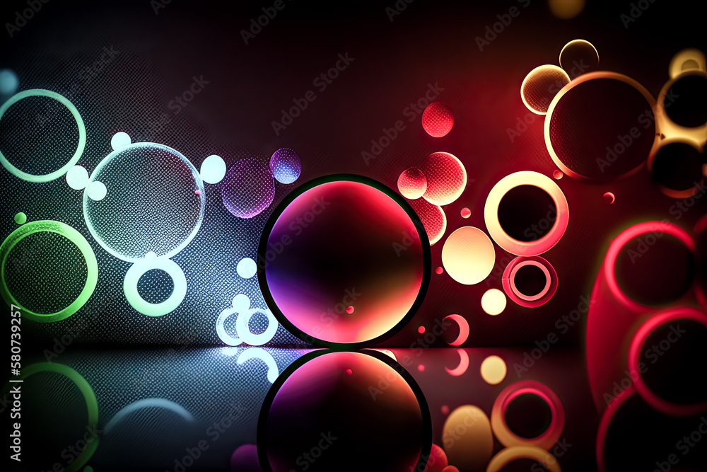 Aufkleber a mesmerizing pattern of blues, greens, and purples swirl together, creating an abstract representat