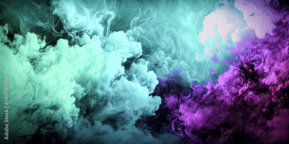 Aufkleber abstract shapes and textures come together to form a mesmerizing backdrop - generative ai.