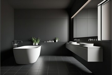 Sleek and Stylish Bathroom Design with a Modern and Minimal Interior