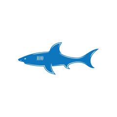 Shark illustration logo