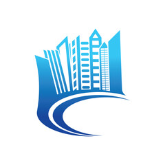 Building logo vector and symbol icon