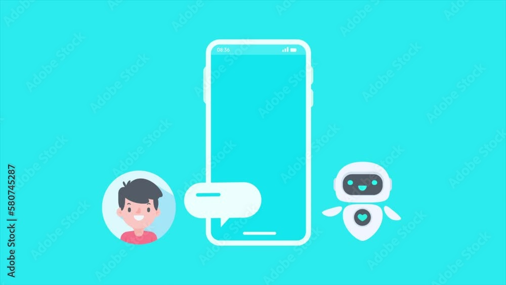Poster searching for information by querying robots . ai automatic answering system. help give advice to cu