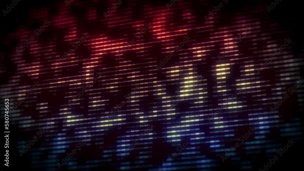 Poster digital technology led lights background/ 4k animation of an abstract wallpaper digital technology b