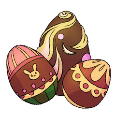 Huevos de Pascua Color 2