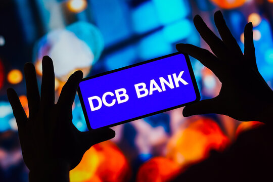 March 13, 2023, Brazil. In this photo illustration, the DCB Bank Limited logo seen displayed on a smartphone.
