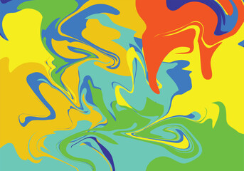 colourfull liquid background template design 1