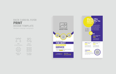 Clean Home dl flyer template