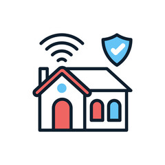 Smart Home icon in vector. Logotype