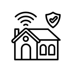 Smart Home icon in vector. Logotype