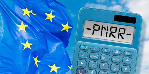 Words PNRR - The European Recovery and Resilience Plan against the crisis of the Covid virus...
