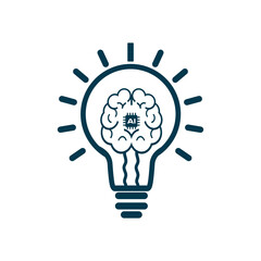 AI idea creation symbol, and AI set up in a symbol bright for AI vector and illustration shape, symbol of AI design, AI sepration in lines of connection