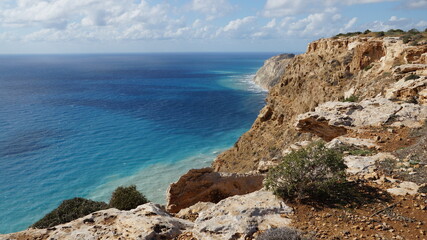 Fototapeta na wymiar Küstenlinie auf Zypern