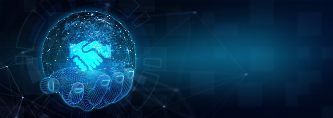 Business, Technology, Internet and network concept.  Start-up funding crowdfunding investment venture capital. Entrepreneurship. 3d illustration