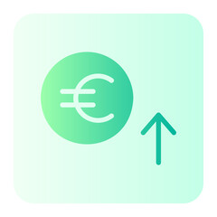 euro gradient icon