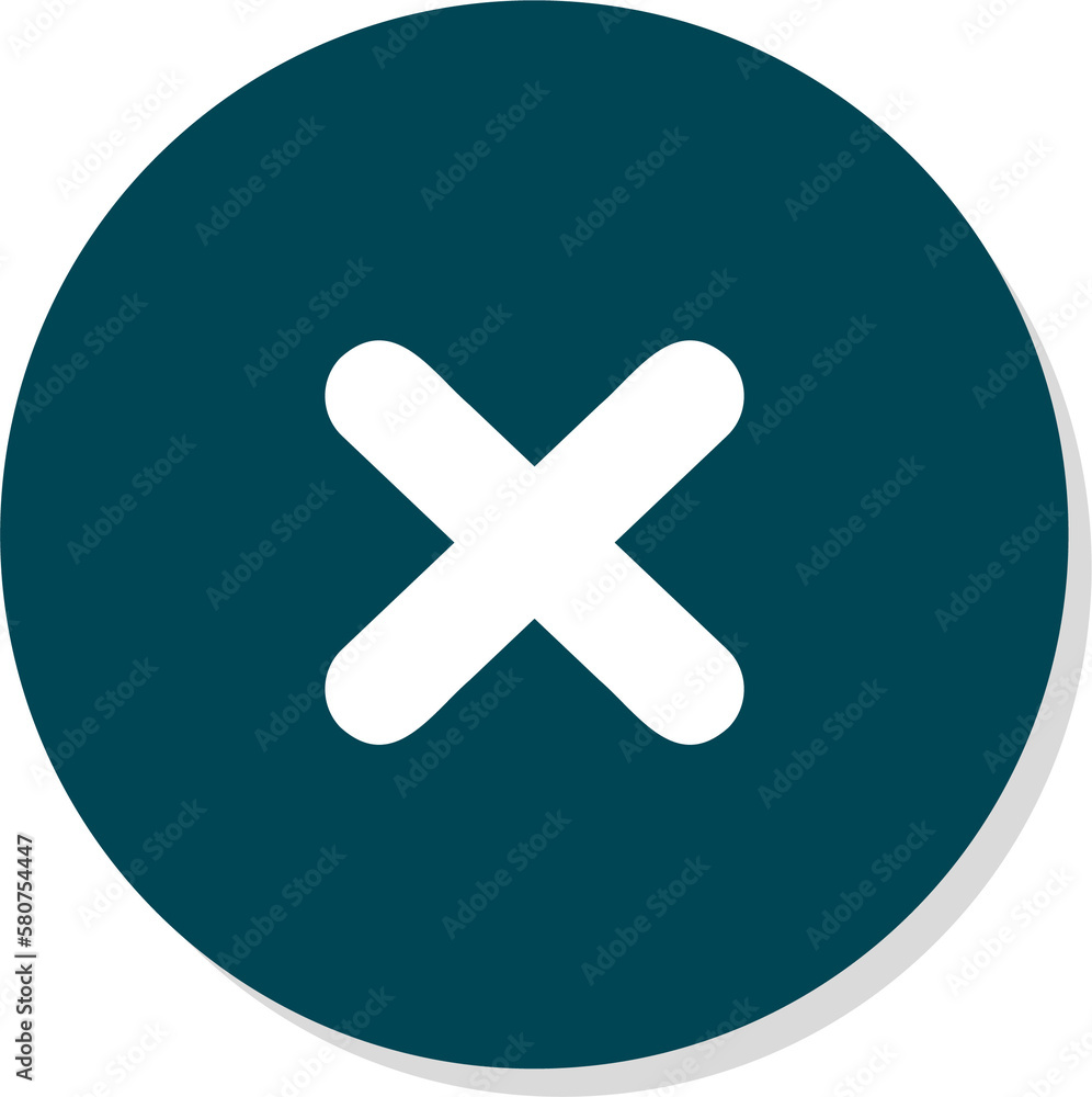 Poster checkmark and check icon. approve or deny line art for apps and websites and ui ux.