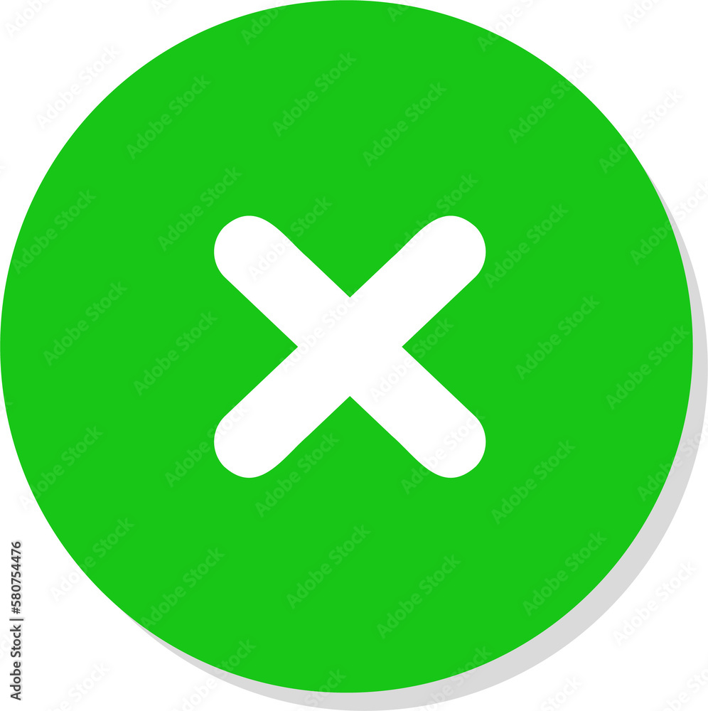 Poster checkmark and check icon. approve or deny line art for apps and websites and ui ux.