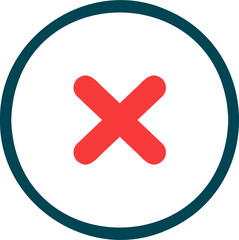 Obraz premium Checkmark and check icon. approve or deny line art for apps and websites and ui ux.