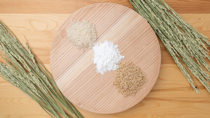 米粉イメージ｜米粉・白米・玄米・稲穂