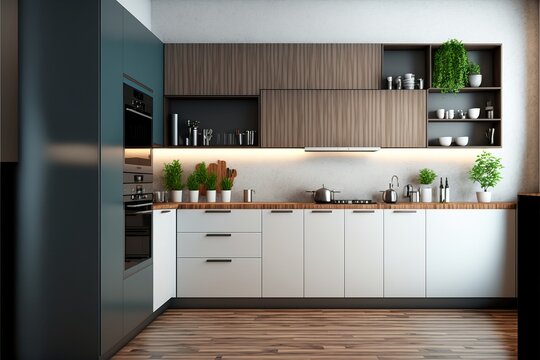 Sleek and Simple: Modern and Minimal Kitchen Interior Design